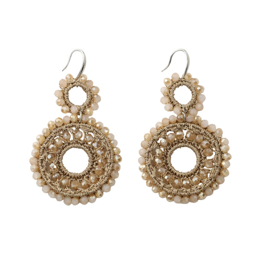 Silber Blinki–Kollektion (Helena) Champagne Lace