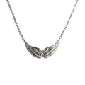 Gold-Edelstahl Kette mit Engelsflügel-Anhänger