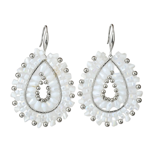 Silber Edelstahl Blinki–Kollektion (Romi) Frost White