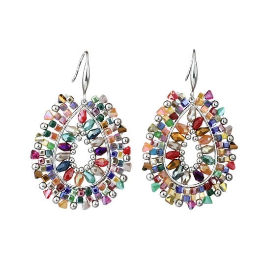 Silber Edelstahl Blinki–Kollektion (Romi) Rainbow Crystal