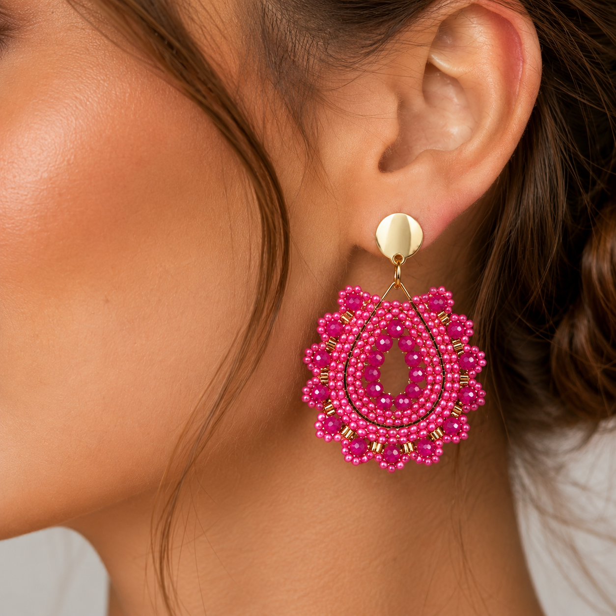 Edelstahl - Kollektion (Blinki) Hanna Pink Blossom